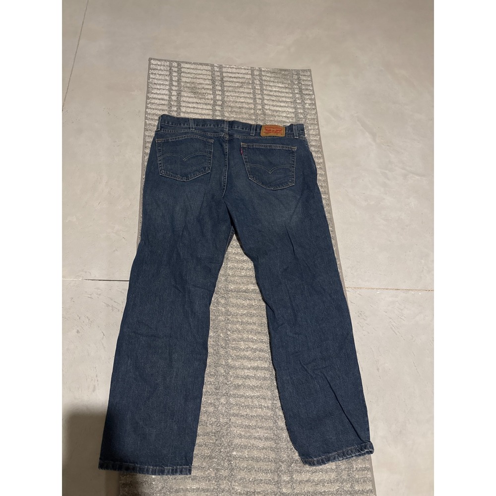 Levis 559 Relaxed Straight Jeans Mens 38x30 Blue Denim Medium Wash 00559-2765 - Picture 2 of 5